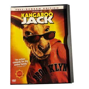 Kangaroo Jack 2003 DVD Full-Screen Edition Action Comedy Jerry OConnell Pre-Owne